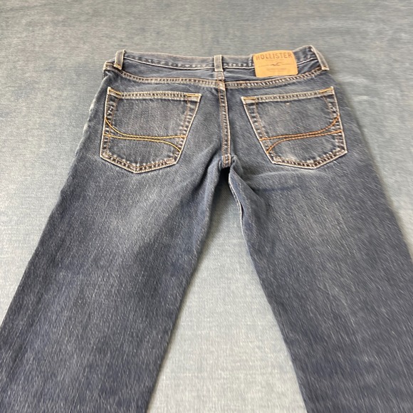 Hollister California Jeans Womens 28x30 Blue Denim Mid-Rise Slim Straight Leg - Picture 4 of 16